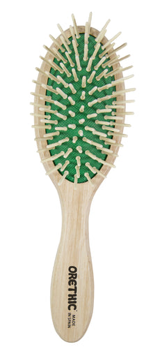Cepillo pelo madera oval - Eco-etico.com