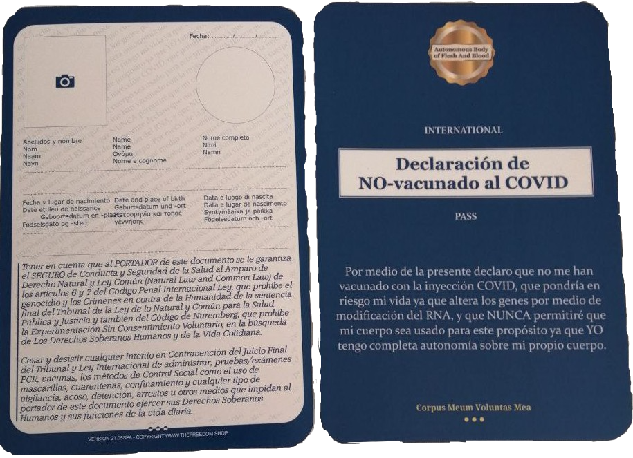 Declaración Sin-Covid - Eco-etico.com